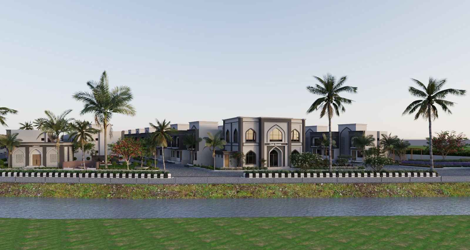 Green surroundings with gated bungalows in Jahangirpura – Budget-friendly 3BHK villas in greenwood project